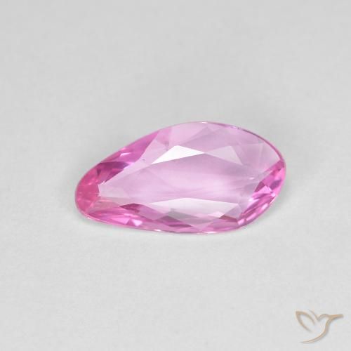 0.78ct 天然 ミディアムピンク サファイア, ファンシー, VVS-VS