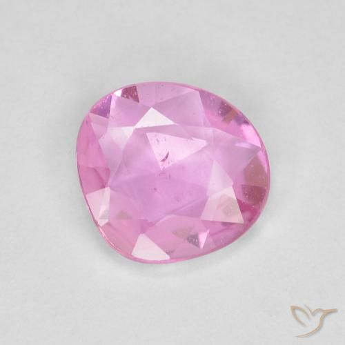 0.77ct 天然 ミディアムピンク サファイア, ファンシー, VS