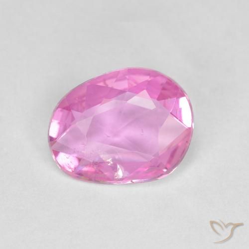 0.64ct 天然 ミディアムピンク サファイア, ファンシー, VS