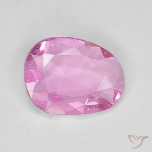 0.81ct 天然 ミディアムピンク サファイア, ファンシー, VS