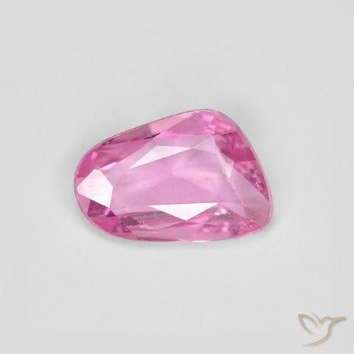 0.64ct 天然 濃いピンク サファイア, ファンシー, VS