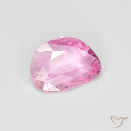 0.58ct 天然 ディープピンク サファイア, ファンシー, VVS-VS