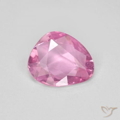 0.63ct 天然 ミディアムピンク サファイア, ファンシー, VVS-VS
