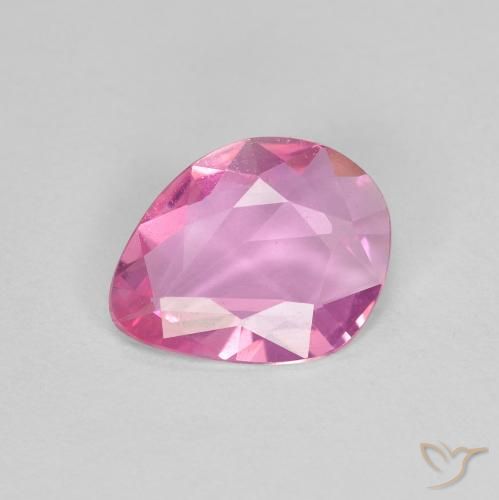 0.88ct 天然 ミディアムピンク サファイア, ファンシー, VVS-VS