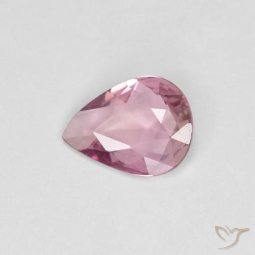 0.46ct 天然 濃いラベンダー サファイア, 洋梨の形, VVS