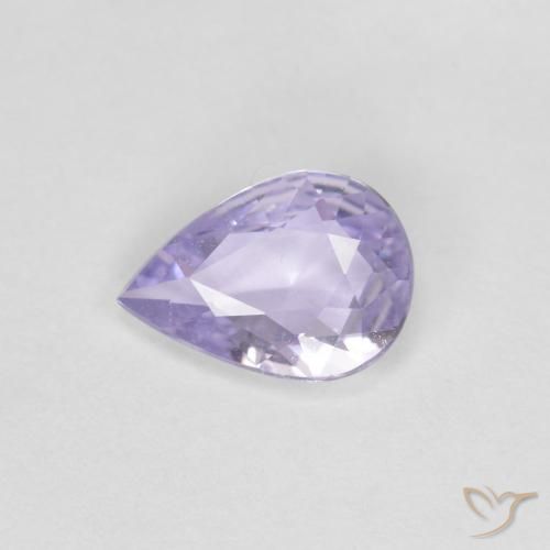 0.62ct 天然 ピンクがかったバイオレット サファイア, 洋梨の形, VVS