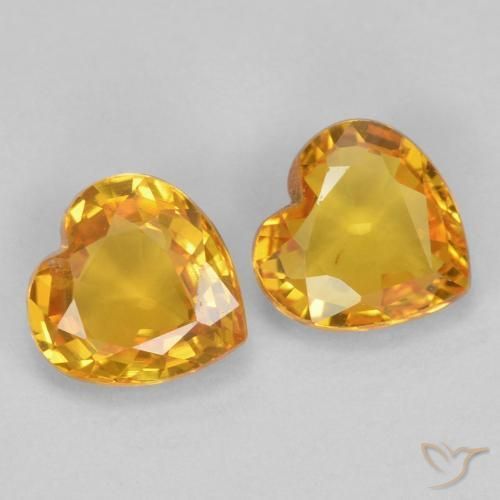 Shop natural 0.85ct ダークゴールデン サファイア gems, 心臓, from タンザニア at GemSelect. In stock, global shipping!