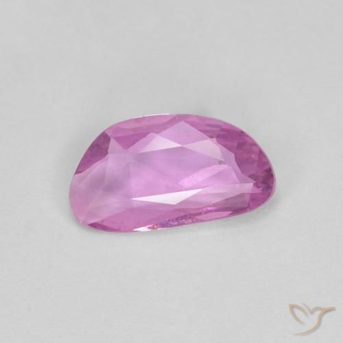 0.67ct 天然 濃いピンクがかった紫 サファイア, ファンシー, VS