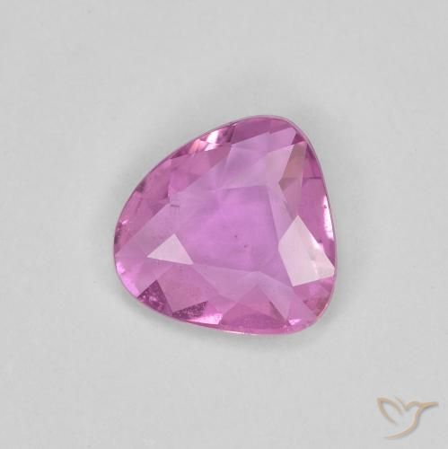 0.71ct 天然 ピンクがかったパープル サファイア, ファンシー, VS