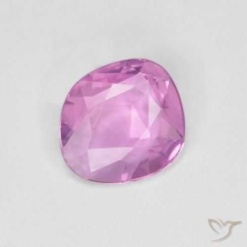0.77ct 天然 ピンクがかったパープル サファイア, ファンシー, VS
