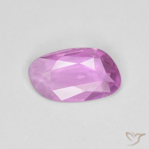 0.58ct 天然 濃いピンクがかった紫 サファイア, ファンシー, VS