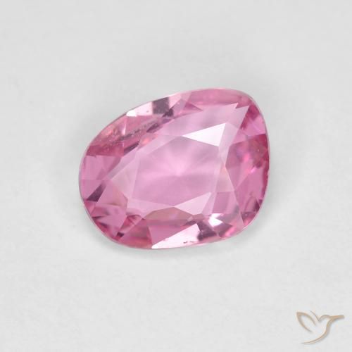 0.77ct 天然 ミディアムピンク サファイア, ファンシー, VVS-VS