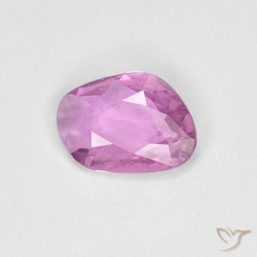 0.72ct 天然 濃いピンクがかった紫 サファイア, ファンシー, VS