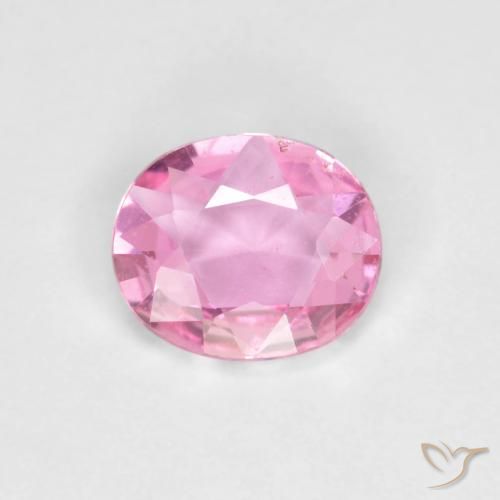0.57ct 天然 ピンク サファイア, 楕円形, VVS-VS