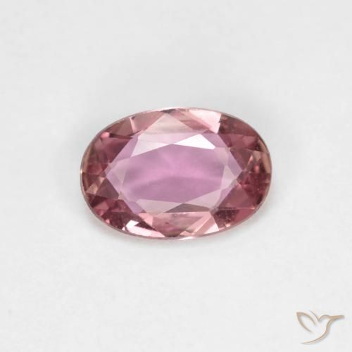 0.49ct 天然 ミディアムマゼンタ サファイア, 楕円形, VVS-VS