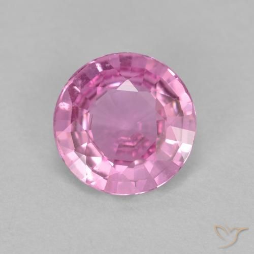 0.61ct 天然 ロイヤルパープルピンク サファイア, ラウンド, VS