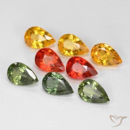 Shop natural 4.75ct マルチカラー サファイア gems, 洋梨の形, from タンザニア at GemSelect. In stock, global shipping!