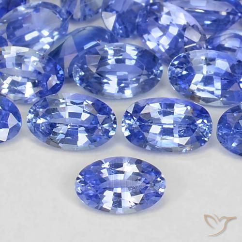 0.34 カラット ルース ブルー サファイア、4.9 x 3.1 mm オーバル カット、スリランカ産, Photo A