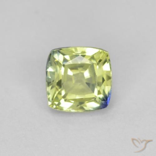 0.51ct 天然 マルチカラー サファイア, クッション, VVS-VS