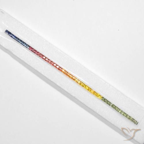 Shop natural 8.78ct マルチカラー サファイア gems, 四角形, from タンザニア at GemSelect. In stock, global shipping!