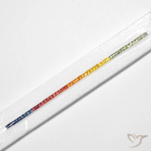 Shop natural 8.78ct マルチカラー サファイア gems, 四角形, from タンザニア at GemSelect. In stock, global shipping!