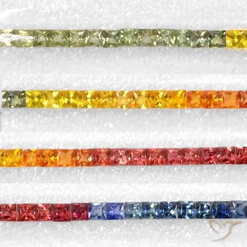 Shop natural 8.50ct マルチカラー サファイア gems, 四角形, from タンザニア at GemSelect. In stock, global shipping!