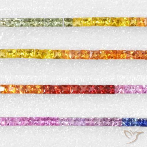 Shop natural 6.63ct マルチカラー サファイア gems, 四角形, from タンザニア at GemSelect. In stock, global shipping!