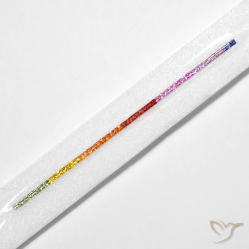 Shop natural 6.63ct マルチカラー サファイア gems, 四角形, from タンザニア at GemSelect. In stock, global shipping!