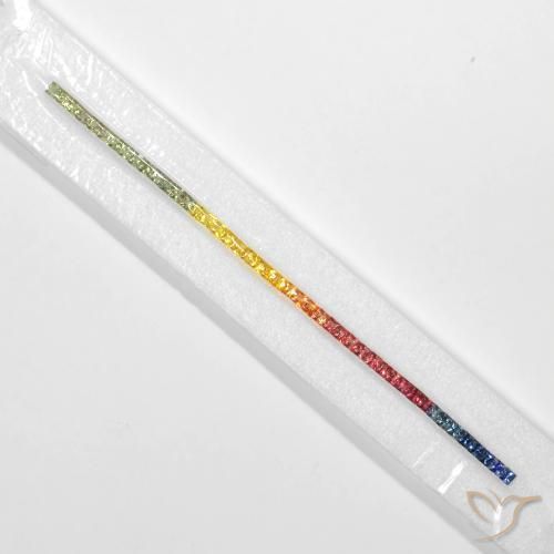 Shop natural 8.07ct マルチカラー サファイア gems, 四角形, from タンザニア at GemSelect. In stock, global shipping!