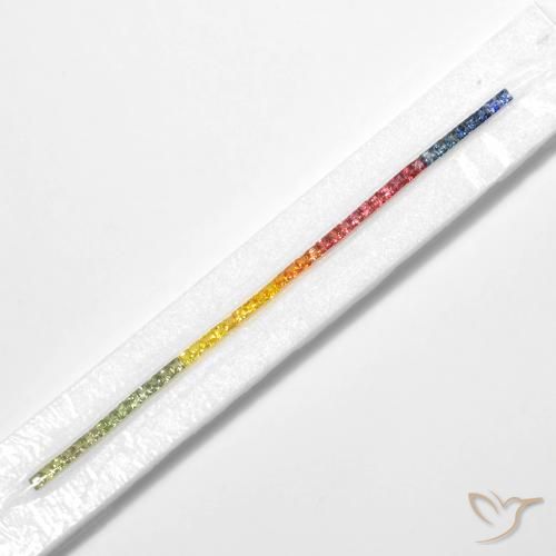Shop natural 8.07ct マルチカラー サファイア gems, 四角形, from タンザニア at GemSelect. In stock, global shipping!