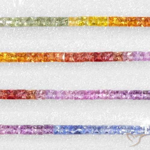 Shop natural 6.06ct マルチカラー サファイア gems, 四角形, from タンザニア at GemSelect. In stock, global shipping!