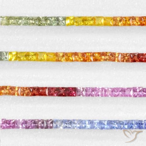 Shop natural 5.96ct マルチカラー サファイア gems, 四角形, from タンザニア at GemSelect. In stock, global shipping!