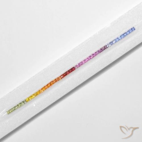 Shop natural 5.96ct マルチカラー サファイア gems, 四角形, from タンザニア at GemSelect. In stock, global shipping!