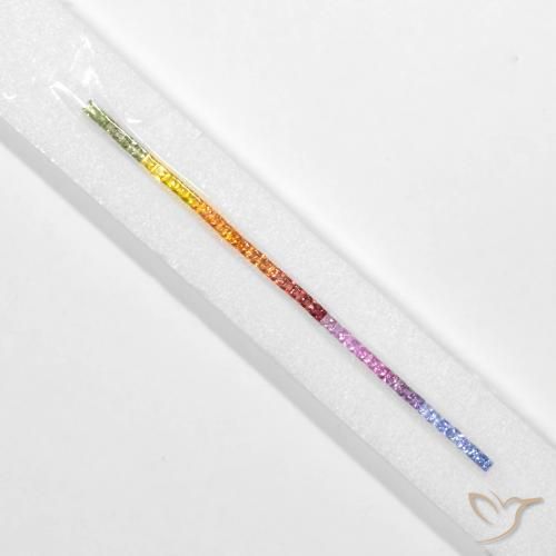 Shop natural 5.29ct マルチカラー サファイア gems, 四角形, from タンザニア at GemSelect. In stock, global shipping!