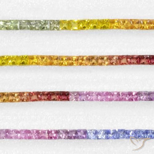 Shop natural 5.29ct マルチカラー サファイア gems, 四角形, from タンザニア at GemSelect. In stock, global shipping!
