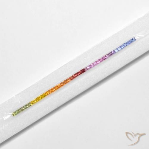 Shop natural 5.29ct マルチカラー サファイア gems, 四角形, from タンザニア at GemSelect. In stock, global shipping!