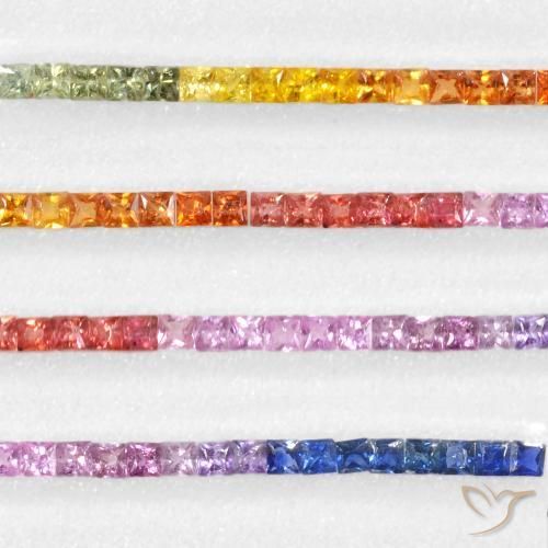 Shop natural 5.65ct マルチカラー サファイア gems, 四角形, from タンザニア at GemSelect. In stock, global shipping!