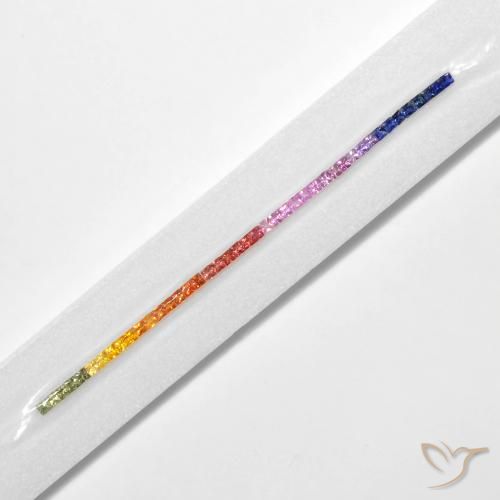 Shop natural 5.65ct マルチカラー サファイア gems, 四角形, from タンザニア at GemSelect. In stock, global shipping!