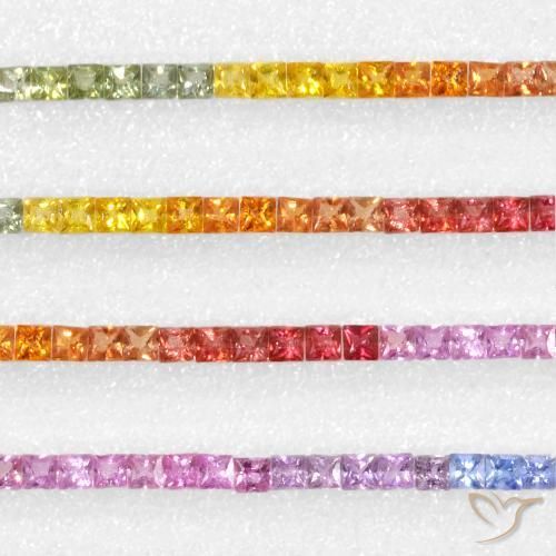 Shop natural 6.18ct マルチカラー サファイア gems, 四角形, from タンザニア at GemSelect. In stock, global shipping!