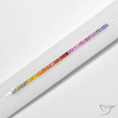 Shop natural 6.18ct マルチカラー サファイア gems, 四角形, from タンザニア at GemSelect. In stock, global shipping!