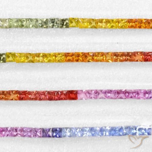 Shop natural 6.32ct マルチカラー サファイア gems, 四角形, from タンザニア at GemSelect. In stock, global shipping!
