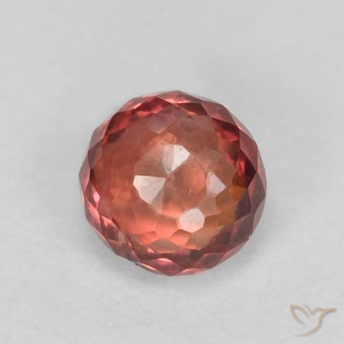 0.41ct 天然 ラズベリーピンク サファイア, ラウンド, VVS-VS