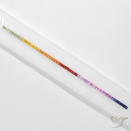 Shop natural 5.93ct マルチカラー サファイア gems, 四角形, from タンザニア at GemSelect. In stock, global shipping!