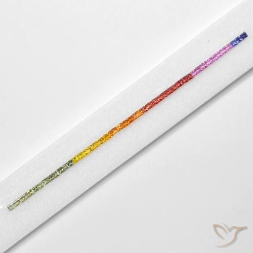 Shop natural 7.97ct マルチカラー サファイア gems, 四角形, from タンザニア at GemSelect. In stock, global shipping!