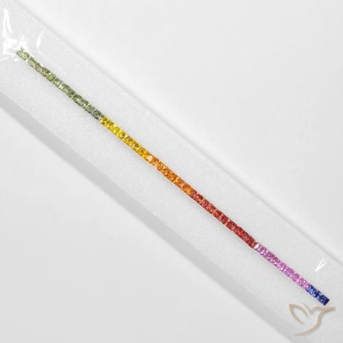 Shop natural 7.97ct マルチカラー サファイア gems, 四角形, from タンザニア at GemSelect. In stock, global shipping!