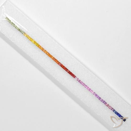 Shop natural 6.64ct マルチカラー サファイア gems, 四角形, from タンザニア at GemSelect. In stock, global shipping!