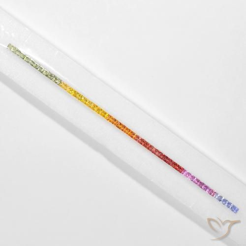 Shop natural 7.98ct マルチカラー サファイア gems, 四角形, from タンザニア at GemSelect. In stock, global shipping!