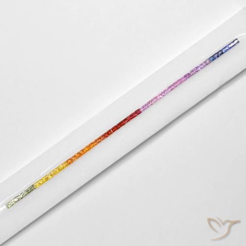 Shop natural 6.42ct マルチカラー サファイア gems, 四角形, from タンザニア at GemSelect. In stock, global shipping!