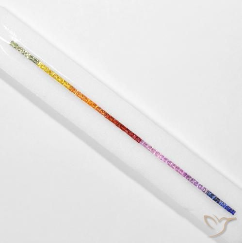 Shop natural 6.42ct マルチカラー サファイア gems, 四角形, from タンザニア at GemSelect. In stock, global shipping!