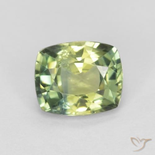 1.16ct 天然 マルチカラー サファイア, クッション, VS